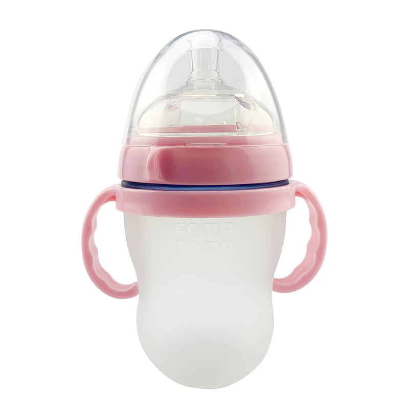Biberon sécurisé pour bébé | 473 ml (16 oz) en silicone intelligent, mains libres