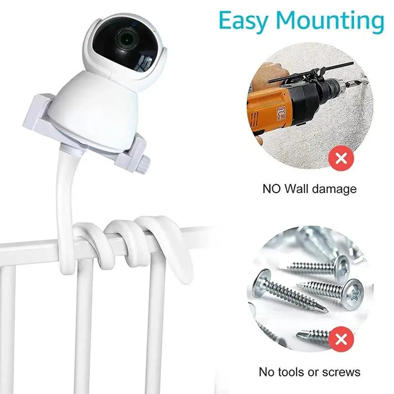 Support de berceau flexible Baby Cam, sans perçage