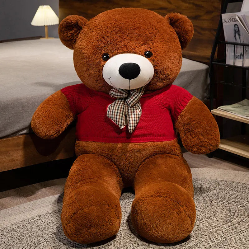 Dressed Bear Plush – Bowknot Soft Toy