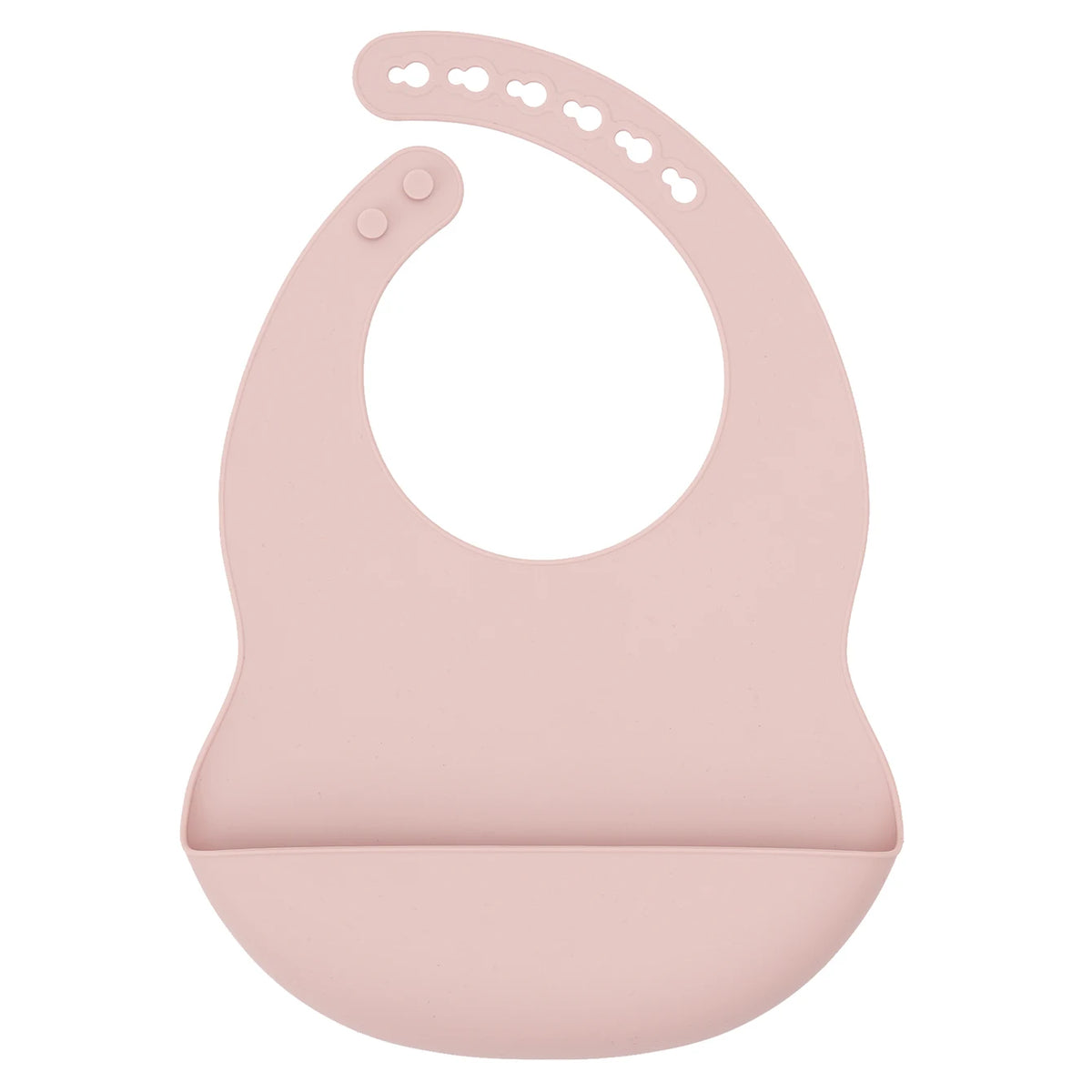 Adjustable Silicone Waterproof Baby Feeding Bib (BPA-Free)