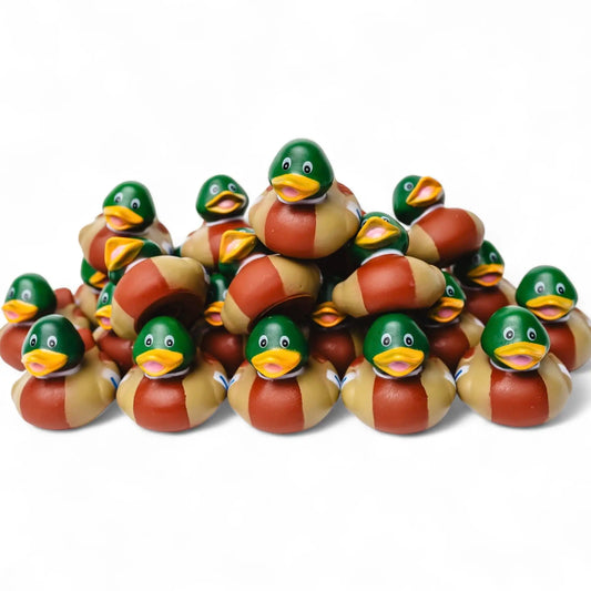 12/24pcs Rubber Duck Bath Toys – Mallard Ducks for Party Favors