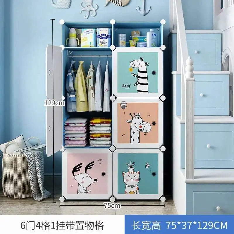 Baby & Kids Wardrobe – Bedroom Organizer with Sliding Doors