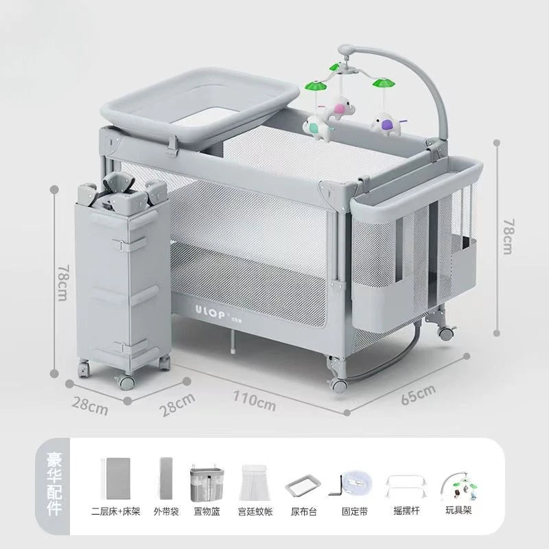 Baby Nest Bed – Rocker & Bedside Sleeping Basket