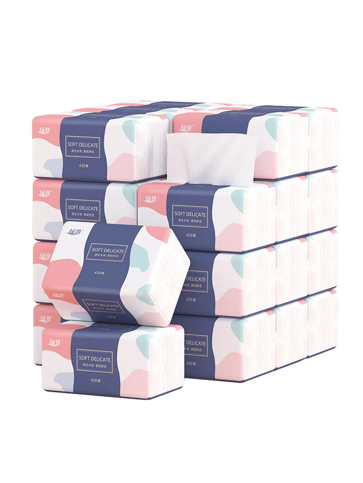 1–6pcs Thick Facial & Multi-Purpose Tissue Paper – Hand Towels & Toilet Paper