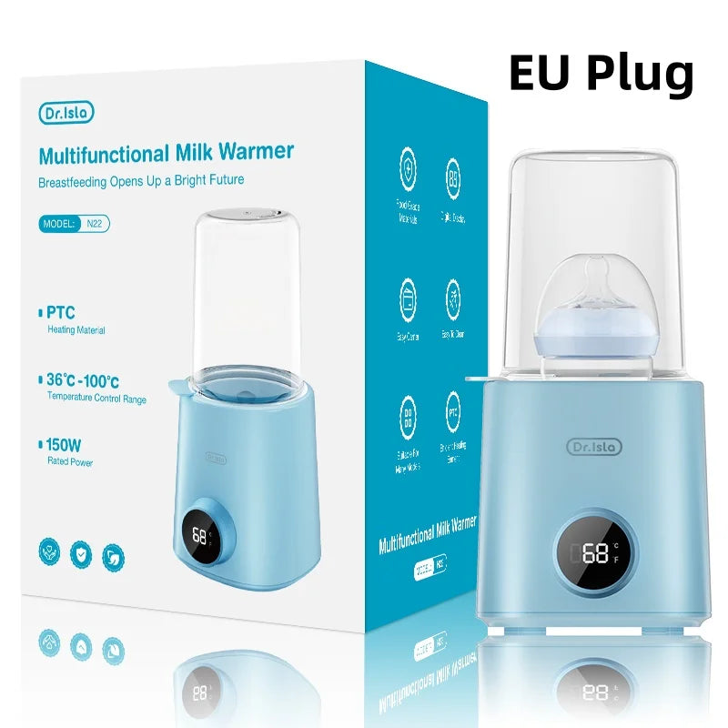 2-in-1 Baby Bottle Warmer & Sterilizer | Rapid Milk Heating for Newborns
