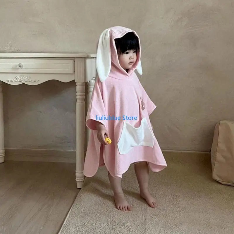 Baby Hooded Bath Towel – Soft with Bear Ears Pattern Gift (62CF)