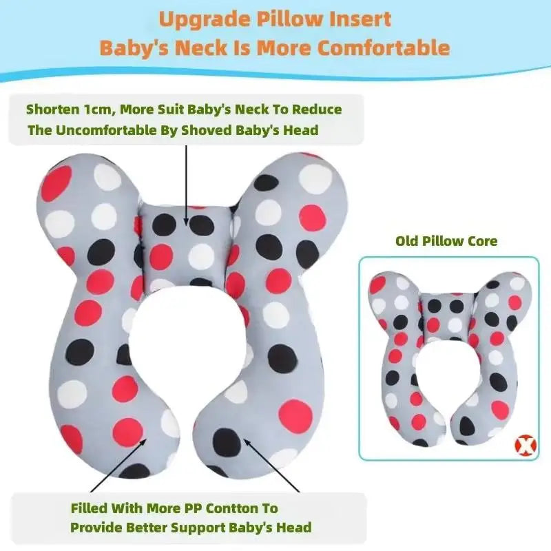 Oreiller de voyage pour enfants | Coussin doux pour la tête et la nuque de bébé