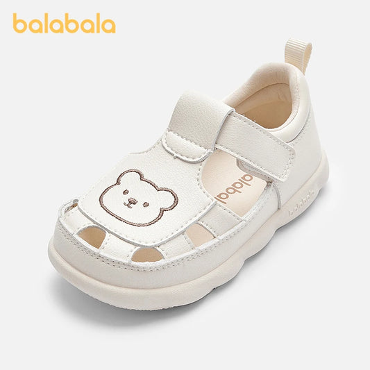 Balabala Baby Sandals Summer 2024 Cute Breathable Soft Sole Shoes for Toddlers Daily Casual Wear