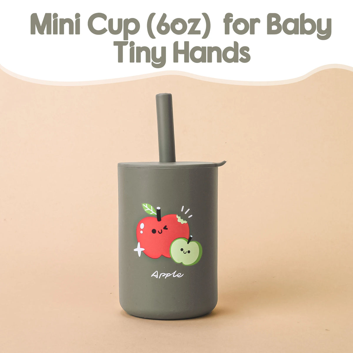 Baby Learning Cup | BPA-Free Silicone Straw Cup for Toddler