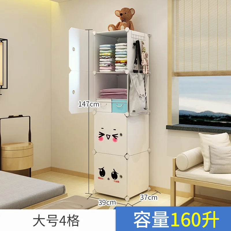 Modular Baby Closet – Living Room & Nightstand Organizer