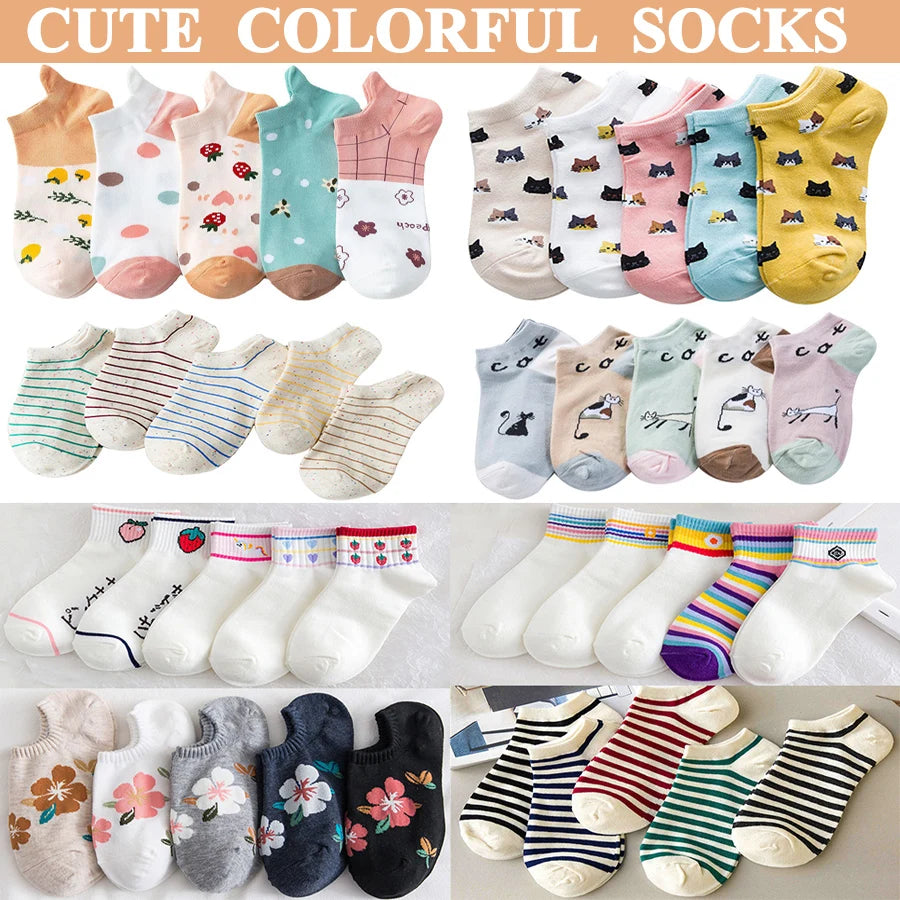 Chaussettes de sport en coton pour femmes