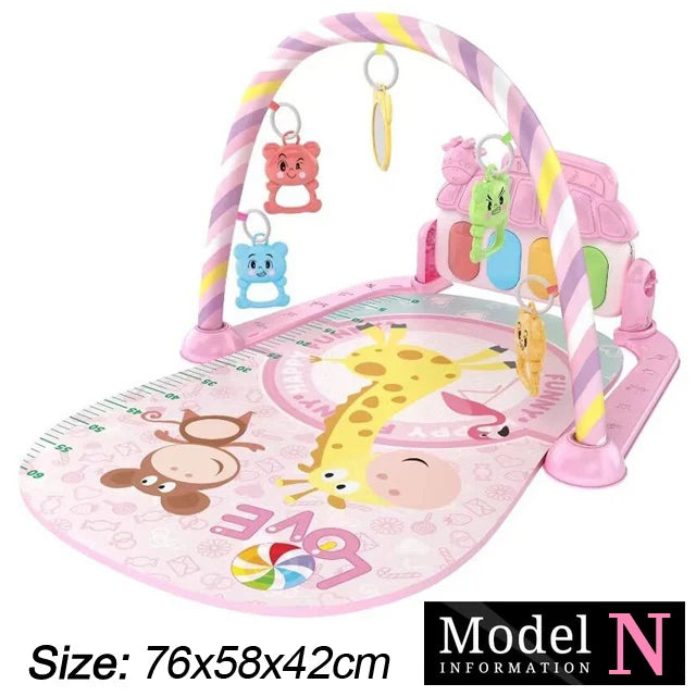 Tapis d'éveil musical avec piano pour bébé de 0 à 36 mois