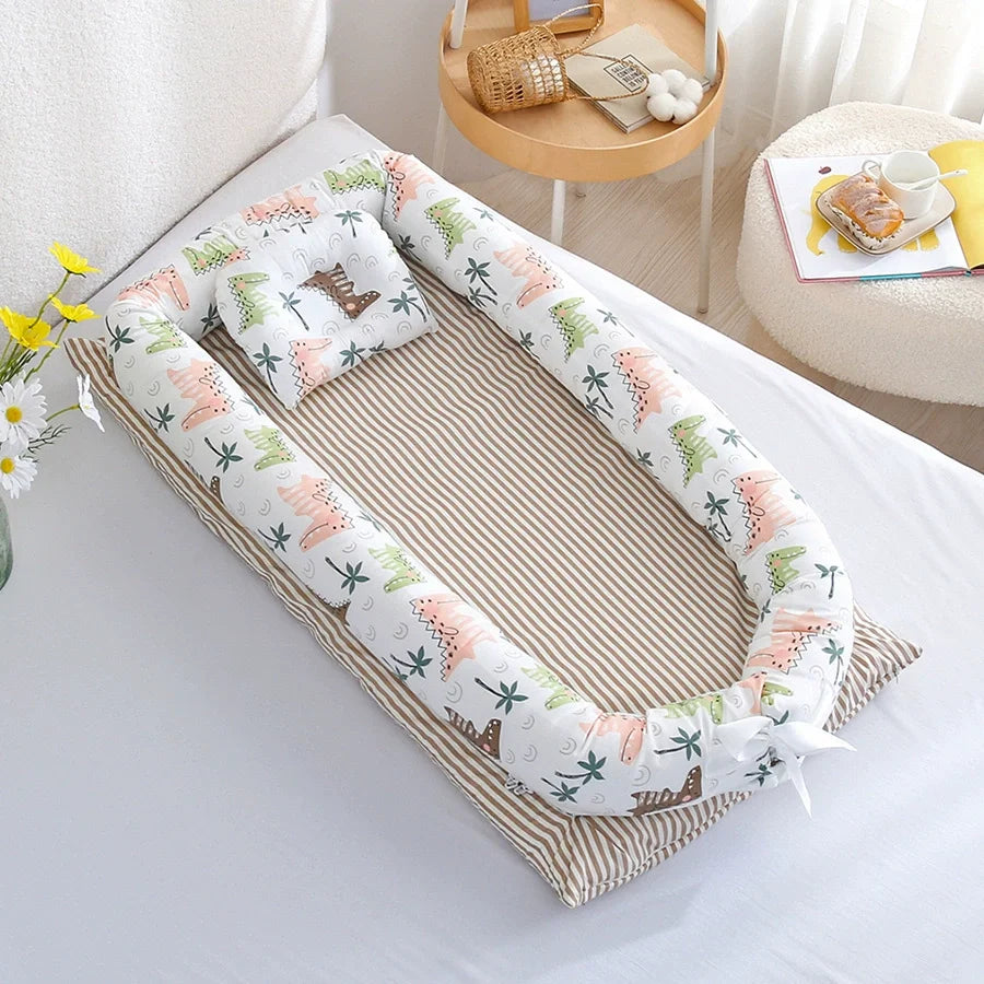 Portable Baby Nest – Folding Travel Bed for Newborns