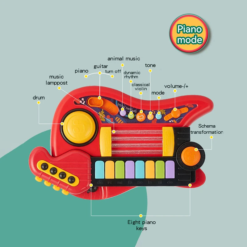 Guitare et piano 2 en 1 – Du plaisir musical pour les enfants !