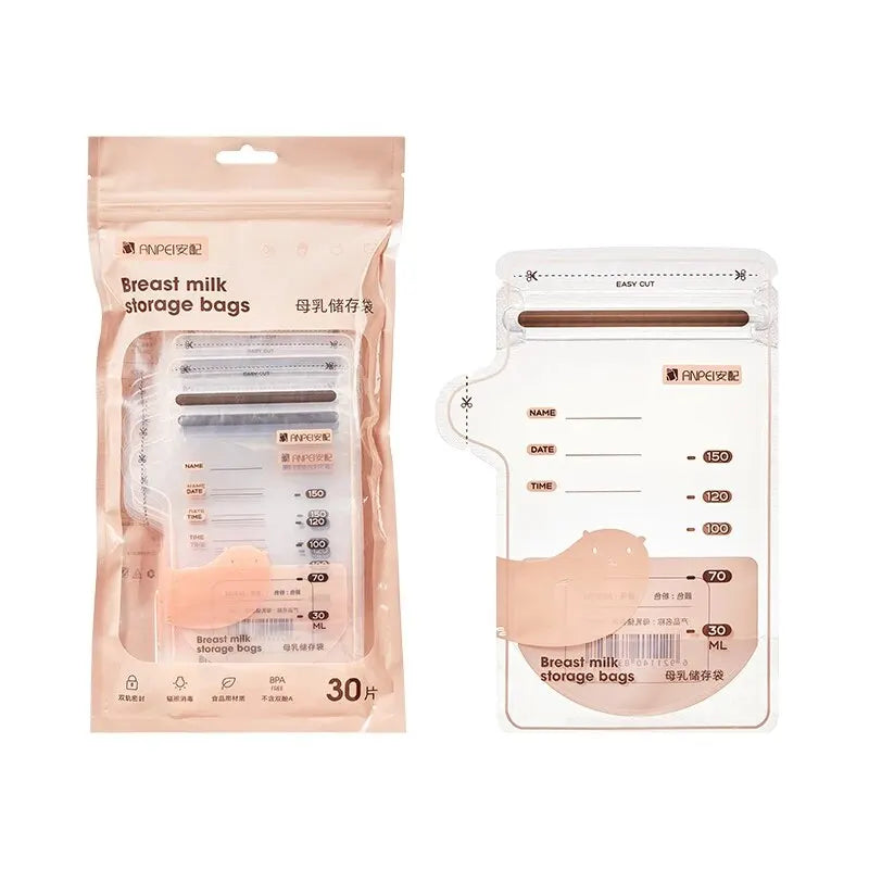 Sachets de conservation du lait maternel Anpei – Portables, jetables, pour réfrigérateur et congélateur