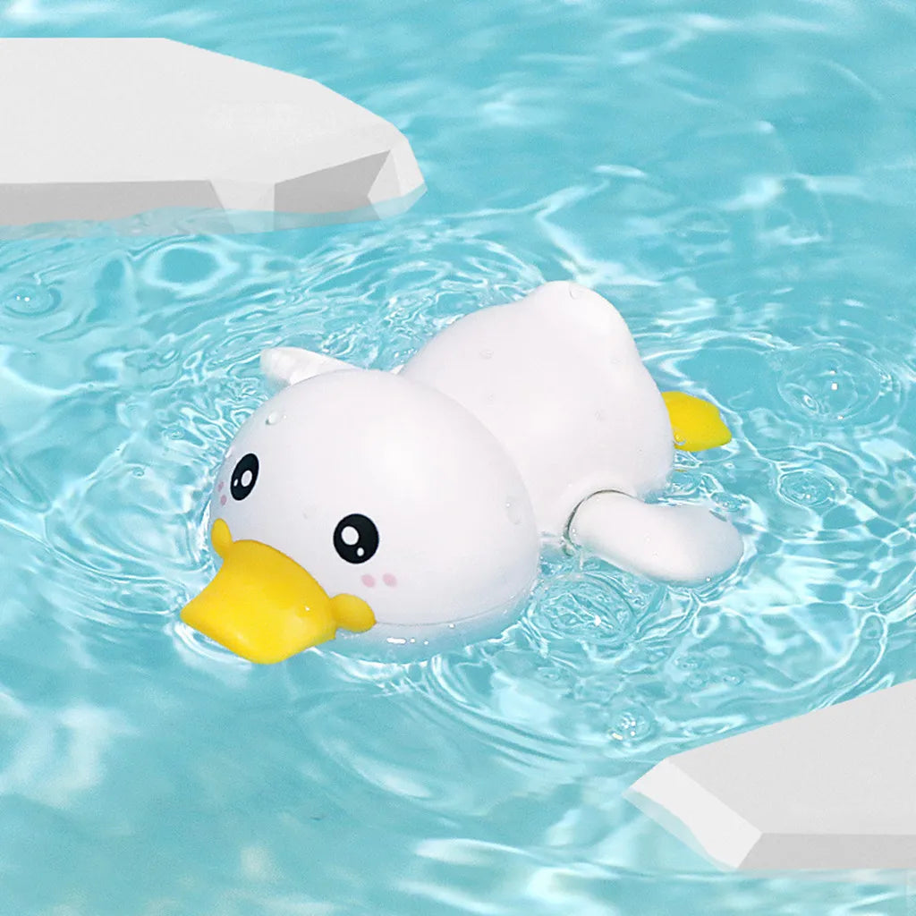 Ensemble de jouets de bain amusants – Roue à eau en forme de canard avec ventouses puissantes pour enfants