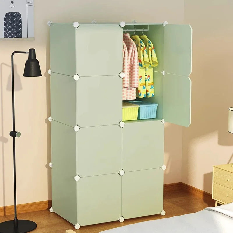 Kids Wardrobe Organizer – Baby Closet & Storage Cabinet