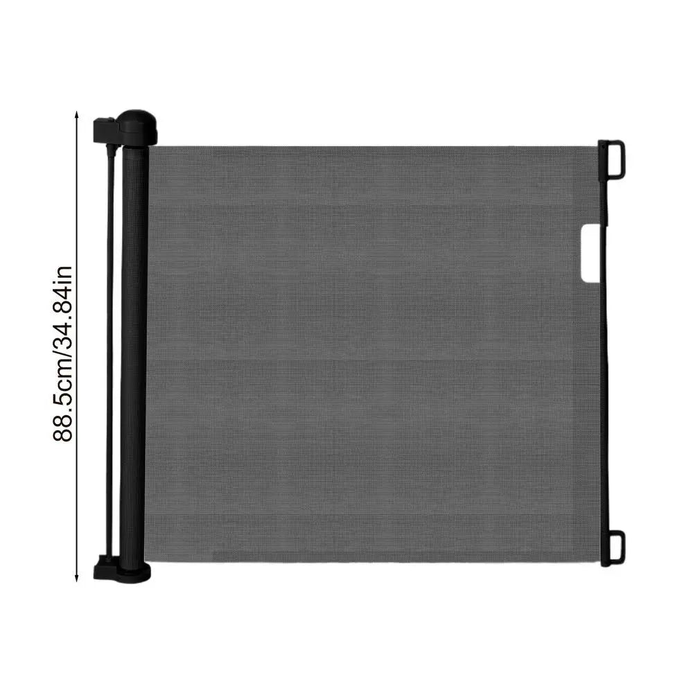 Retractable Baby Stair Gate – Extra-Wide No-Drill Mesh for Indoor & Outdoor Use