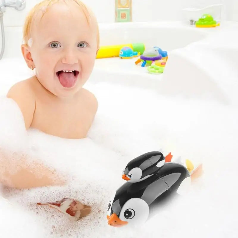 Pingouin électrique pour le bain – Jouet flottant et amusant pour les tout-petits