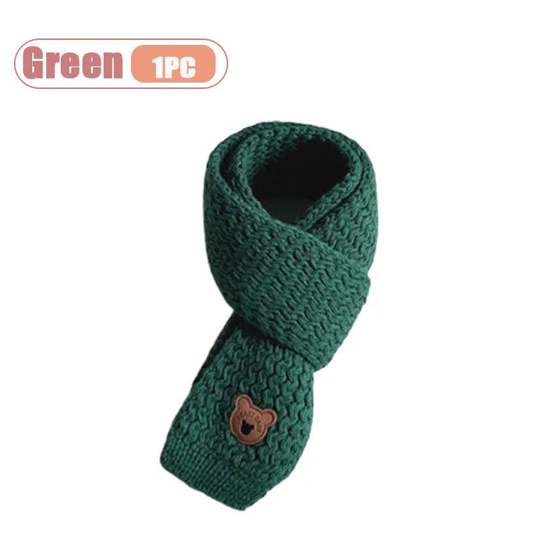 1 à 10 écharpes bébé d'hiver, cache-cou doux en maille pour garçons et filles, chaude et coupe-vent.