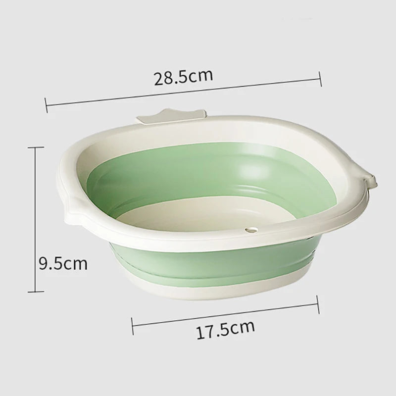 Newborn Swim Tub – Safe, Non-Slip, Foldable Bath Bucket