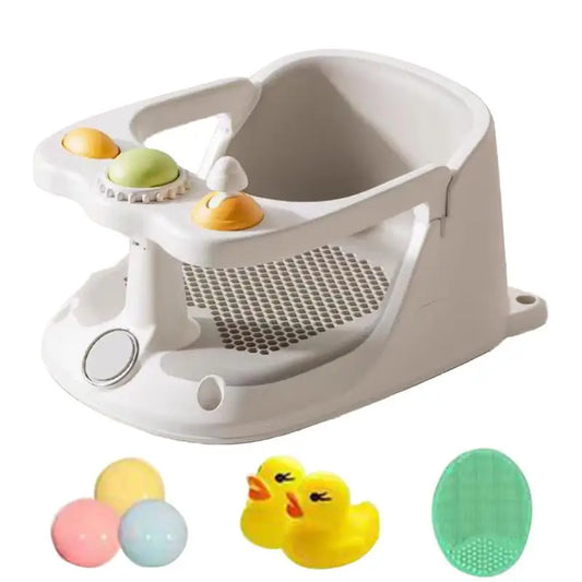 Portable Baby Shower Chair – Non-Slip & Safe for Toddlers