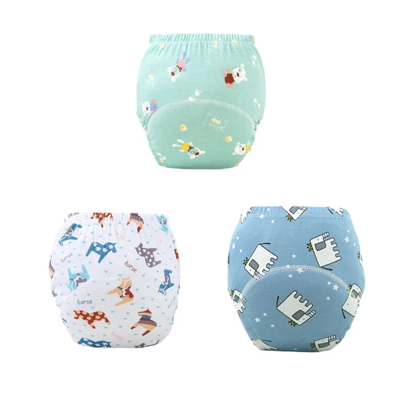 Culottes d'apprentissage imperméables et réutilisables pour bébé