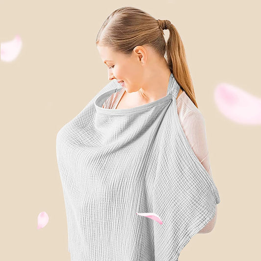 Outdoor Nursing Shawl – Breathable Adjustable Privacy Cover for Mothers