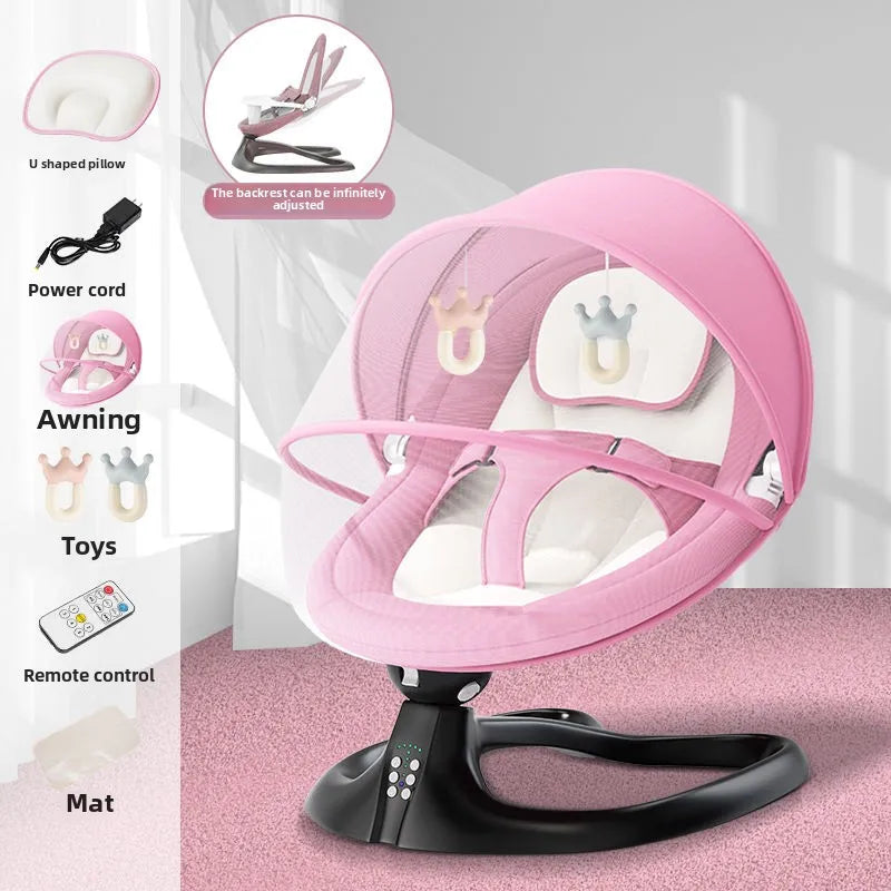 Electric Baby Swing – Soothing Cradle for Newborns