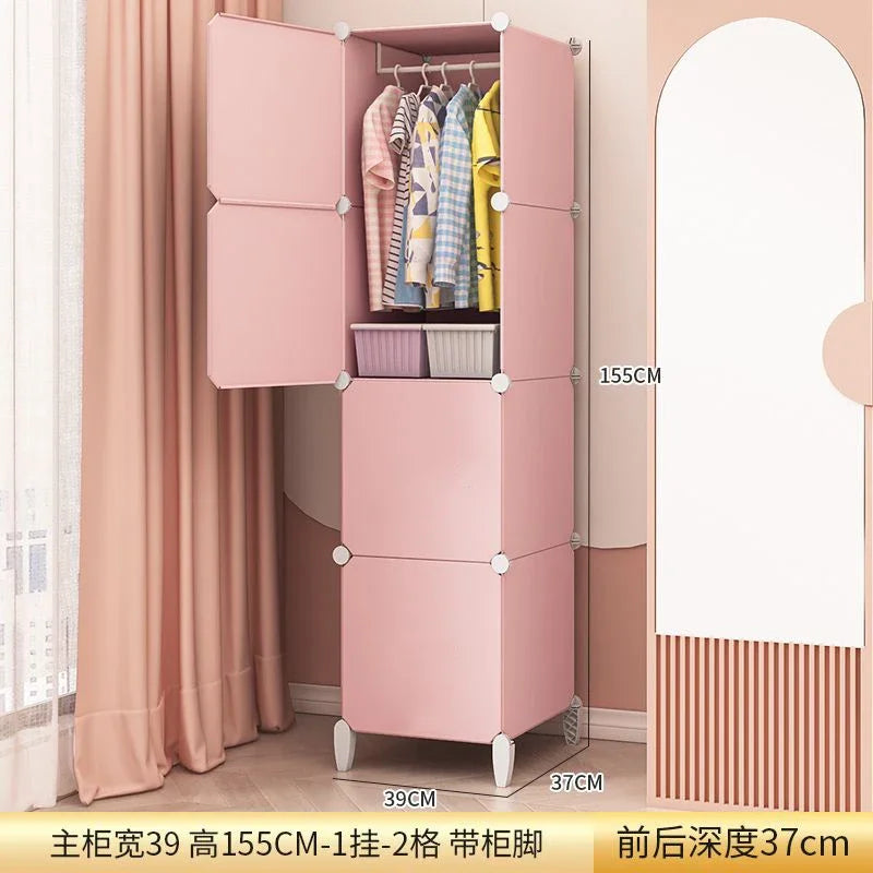 Modular Baby Wardrobe – Minimalist Nordic Fabric Storage