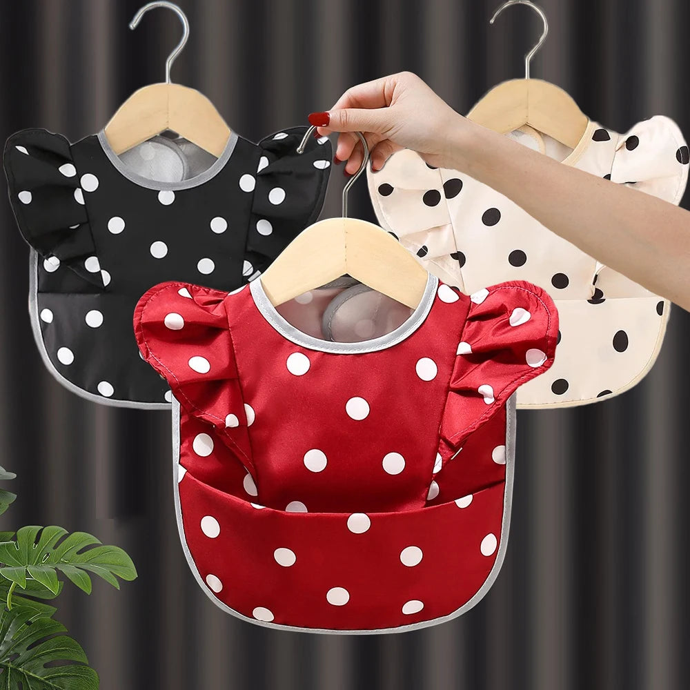 Mess-Proof Waterproof Baby Feeding Apron (0–4Y)