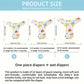 Lot de 5 couches lavables pour bébé
