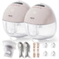 NCVI Electric Wearable Breast Pump for Breastfeeding 3 Flange Sizes, Smart Display