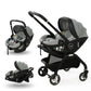 Kidilo 3-in-1 Baby Car Seat Stroller, One Button Fold & Detachable Basket