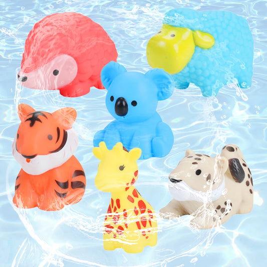 Baby Bath Toy Gift – Soft, Floating, Squeaky Sea Animals