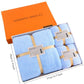 Coral Fleece 3-Piece Bath Towel Gift Set – Souvenir & Event Box