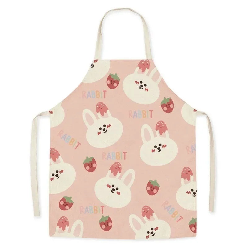 Cute Animal Print Kids Cooking & Cleaning Apron