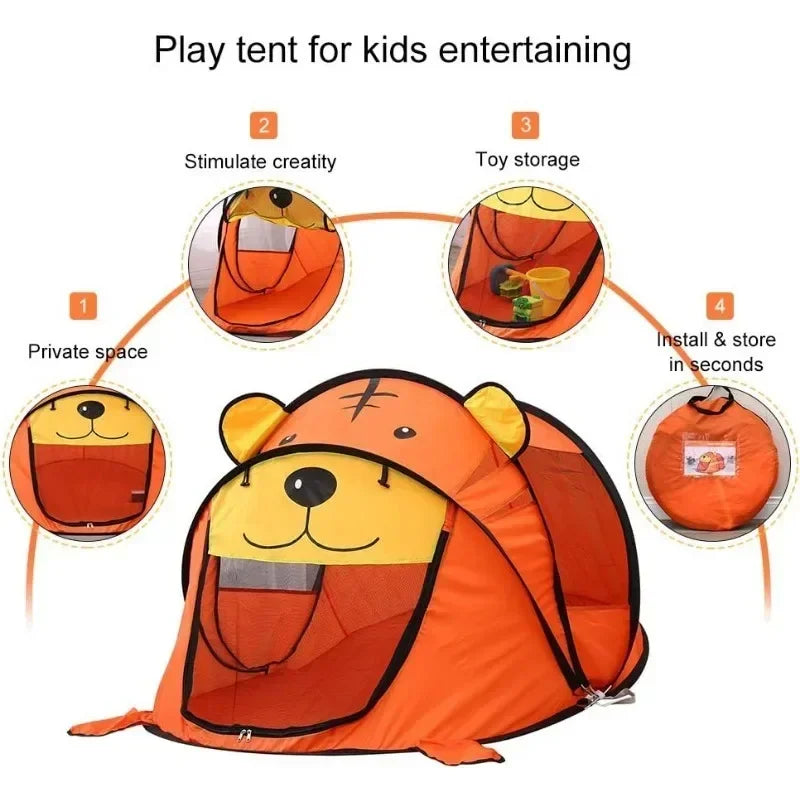 Tente de jeu ours pour tout-petits