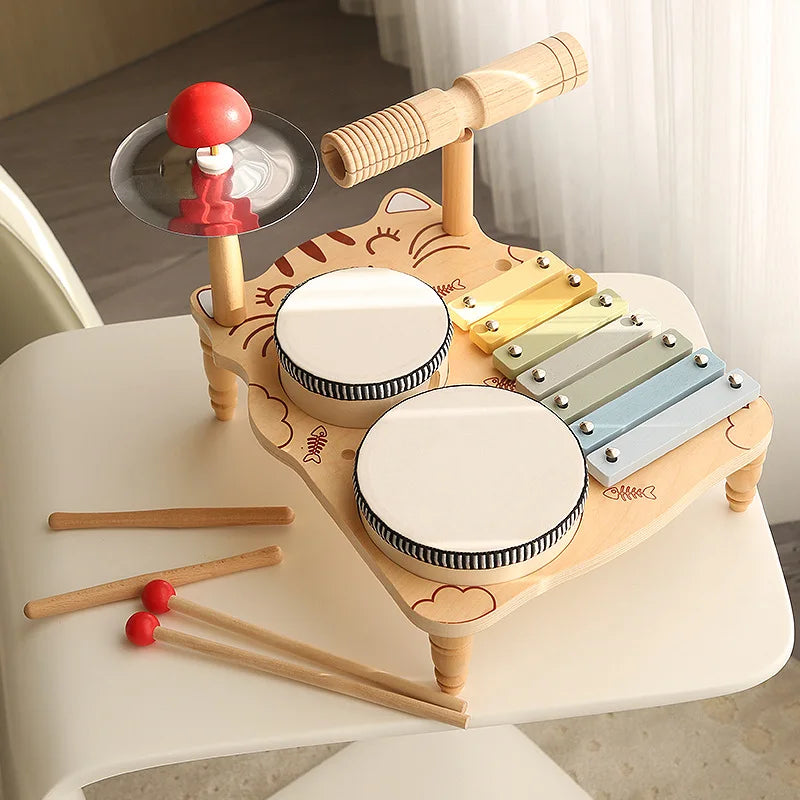 Montessori Musical Set – Drum, Xylophone & More!