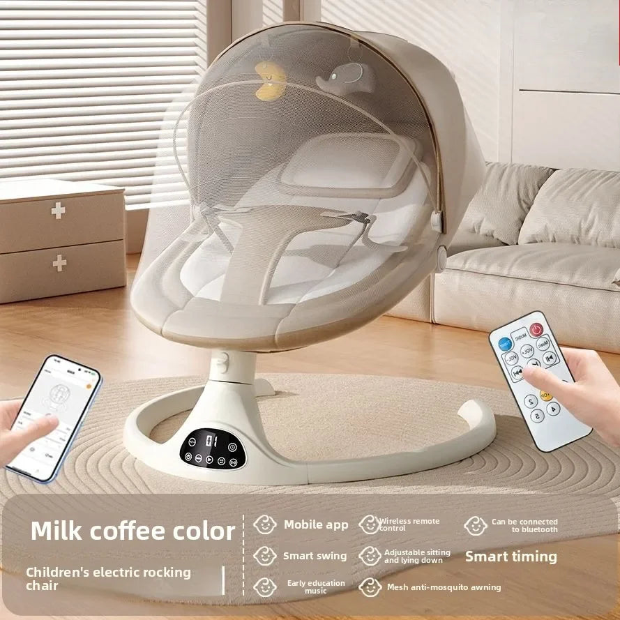 Balancelle électrique pour bébé – Berceau musical et endormisseur