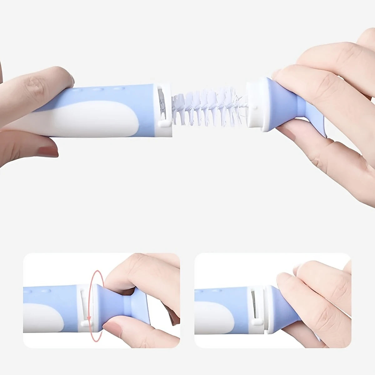Soft Touch Baby Bottle Cleaner | 2-in-1 Sponge Brush with Suction Cup