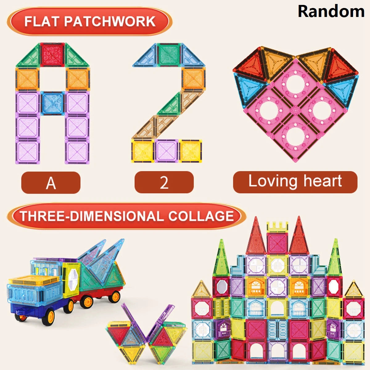 Magnetic Building Tiles – Creative STEM Toy for Kids Ages 3–8