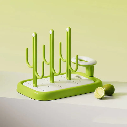 Baby Bottle & Brush Holder – Drying Rack for Bottles and Pacifiers