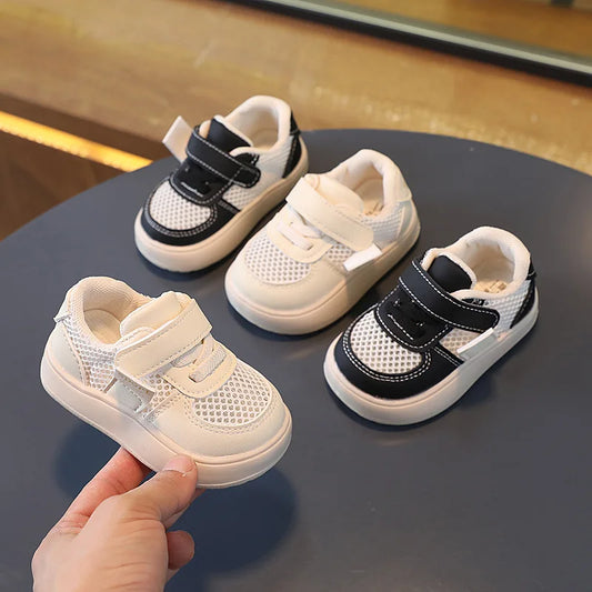 Kids Mesh Sports Shoes Boys Casual Sneakers Spring Summer Non Slip Girls Board Shoes Children Soft Soled Baby Toddlers Shoes