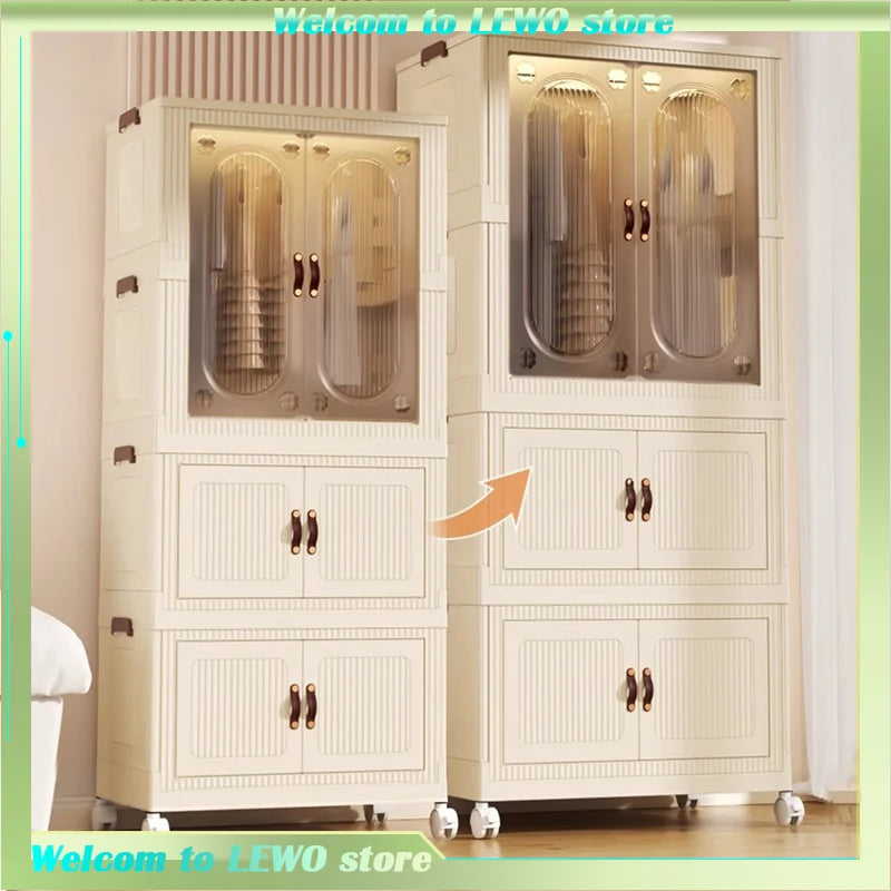 Armoire de rangement pour bébé – Pliable, élégante et fonctionnelle