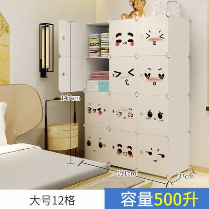Modular Baby Closet – Living Room & Nightstand Organizer