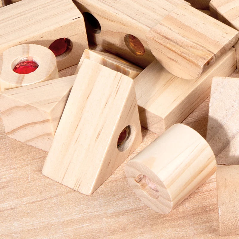 Blocs de pierres précieuses scintillantes – Le plaisir Montessori !