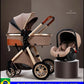 2025 High Landscape 3-in-1 Luxury Baby Stroller & Carriage – Infant Cradle