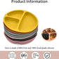 Baby Suction Plate Set – 5P Silicone Bowl, Cup & Utensil