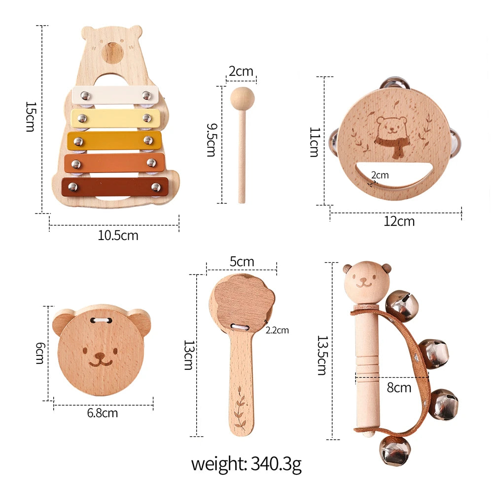 Wooden Musical Toy – Montessori Fun for Toddlers